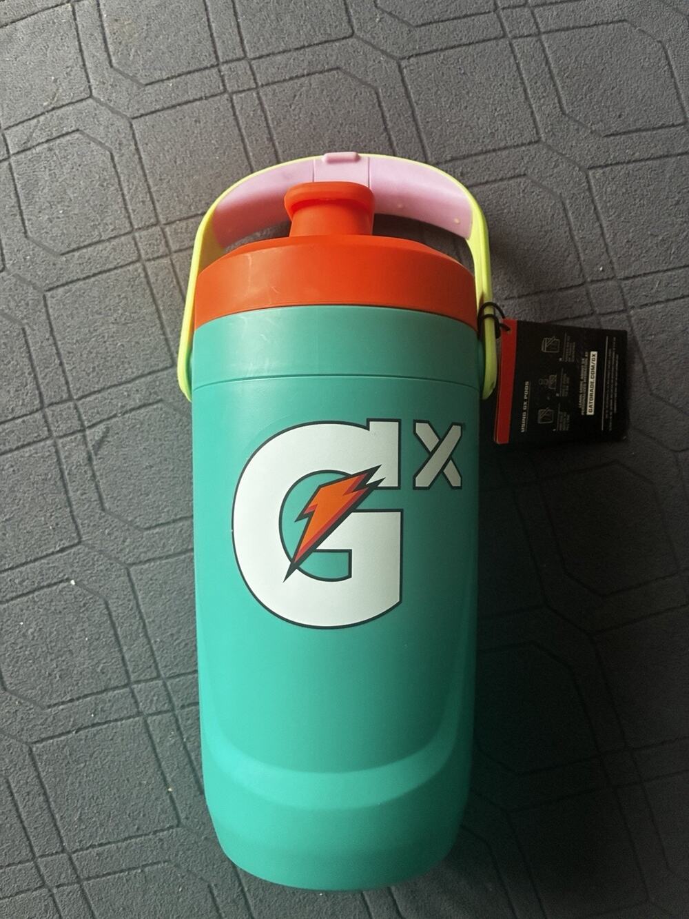 Gatorade Gx 64oz Performance Jug - Y2K 90s Inspired Color - With Fence Hook